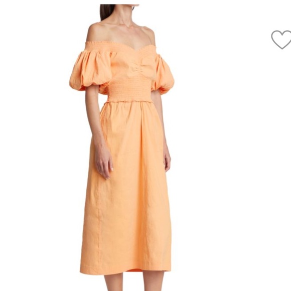 A.L.C. Adena Off-The-Shoulder Midi Dress - Picture 2 of 8